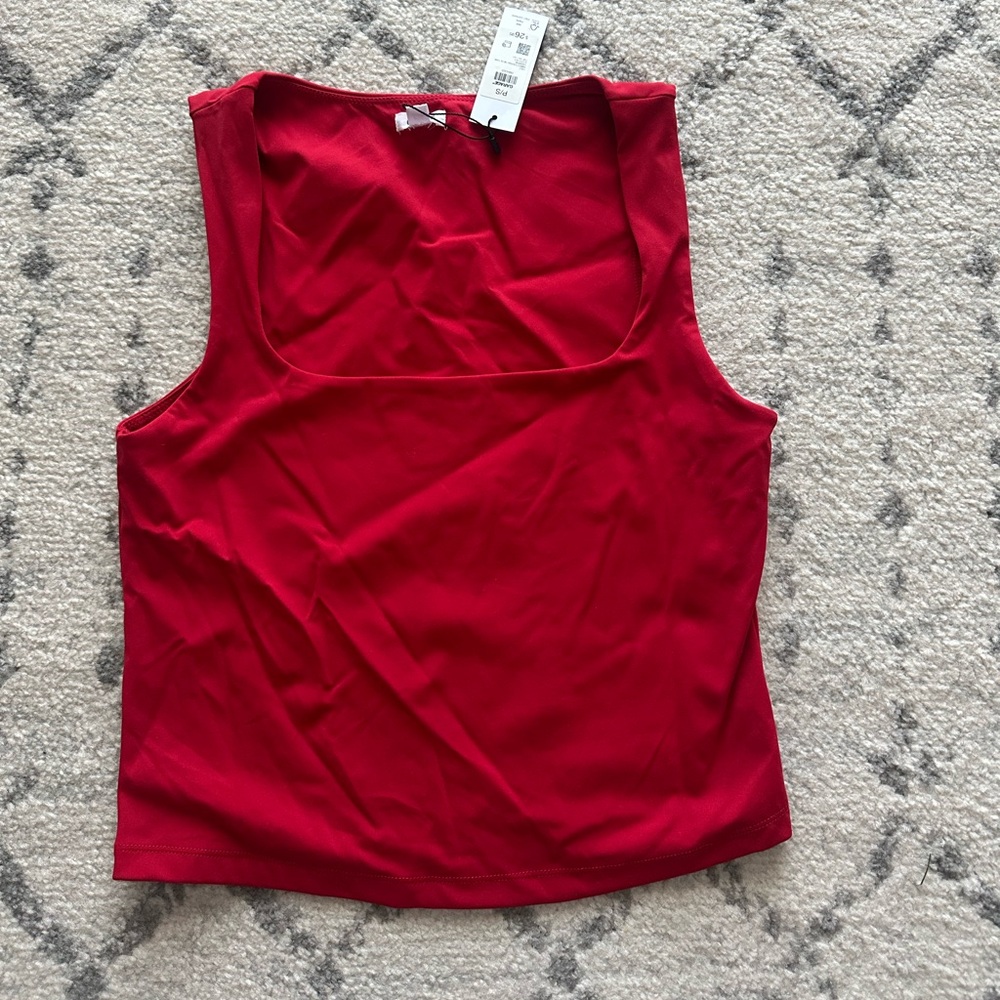 Garage Portrait Square Neck Tank